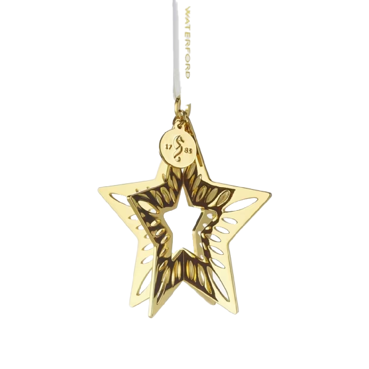 Waterford - Gold 3D Star Ornament
