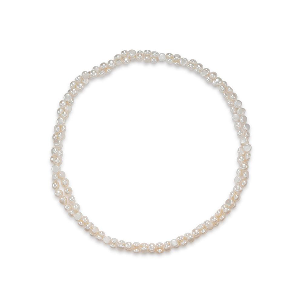 54-Inch 8-9 mm White Freshwater Pearl Necklace