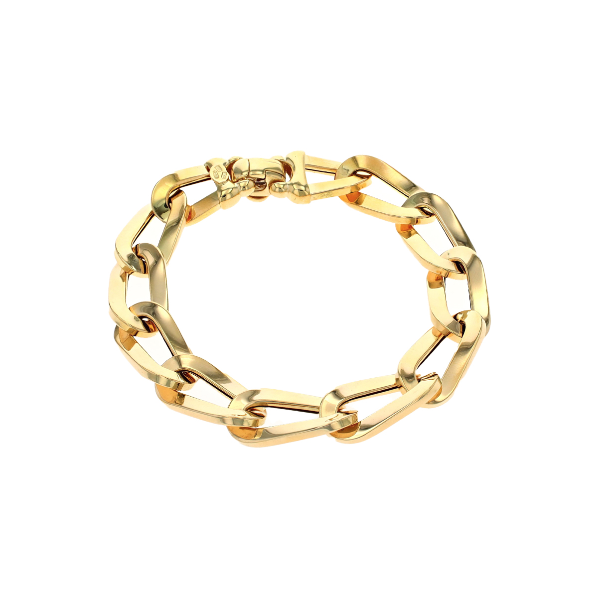 18K Yellow Gold 7.75-Inch Link Bracelet