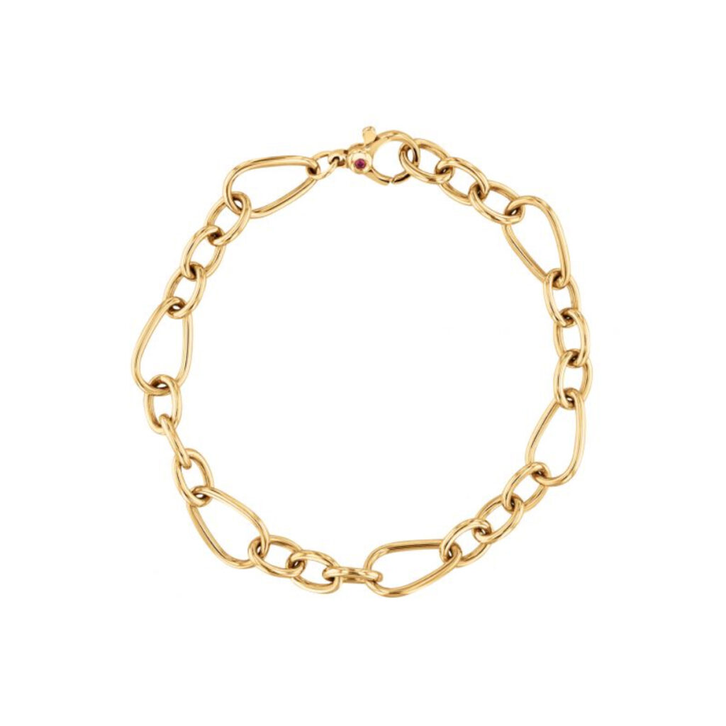 18K Yellow Gold 7.75-inch Link Bracelet