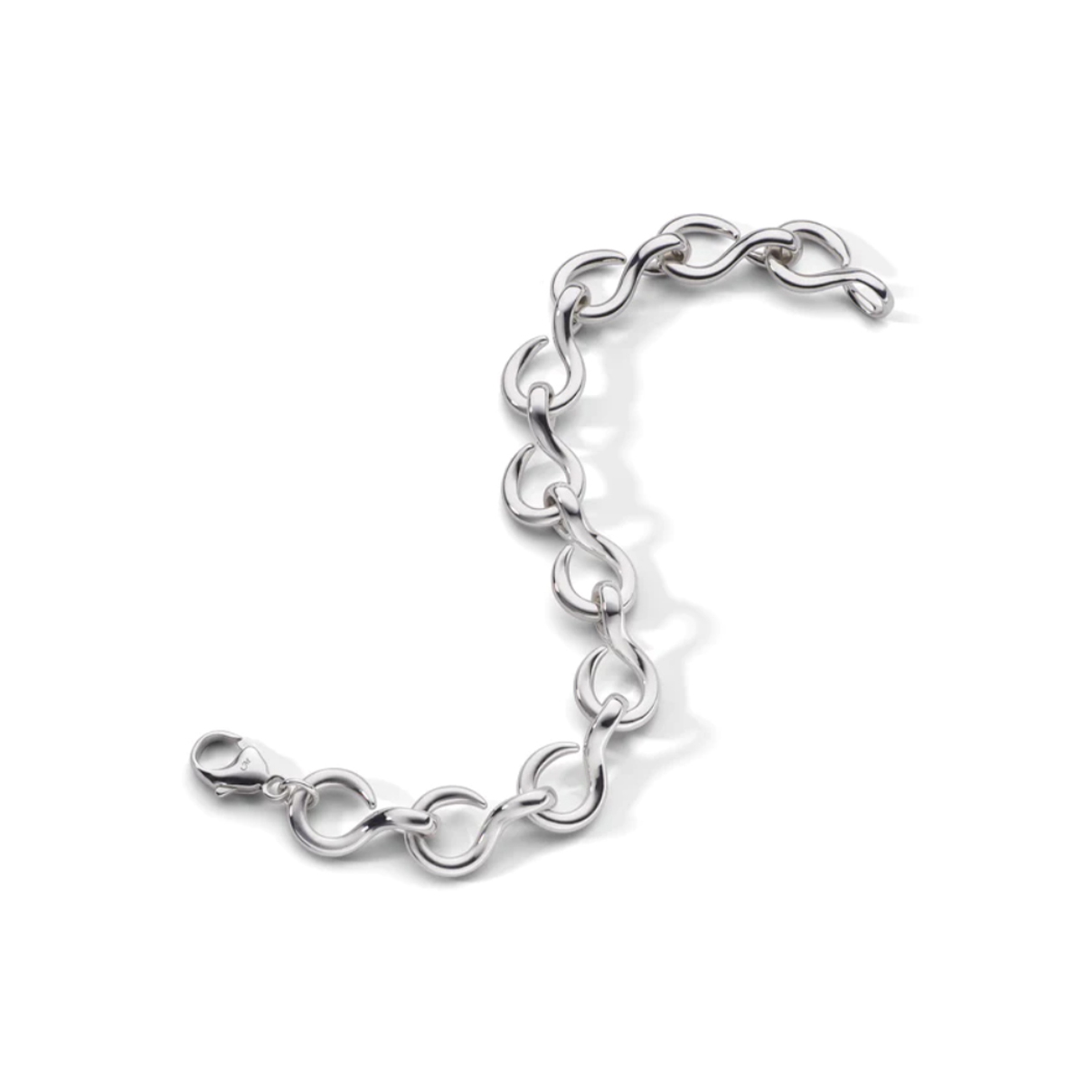 Sterling Silver Twisted Infinity Bracelet