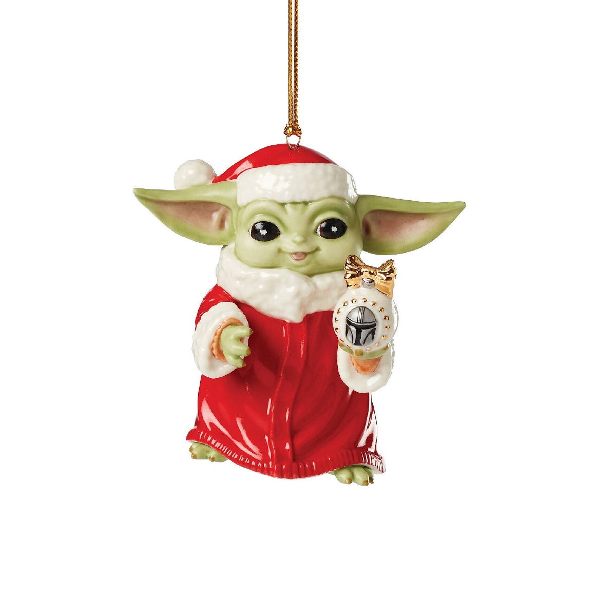 Lenox - Grogu Santa Ornament