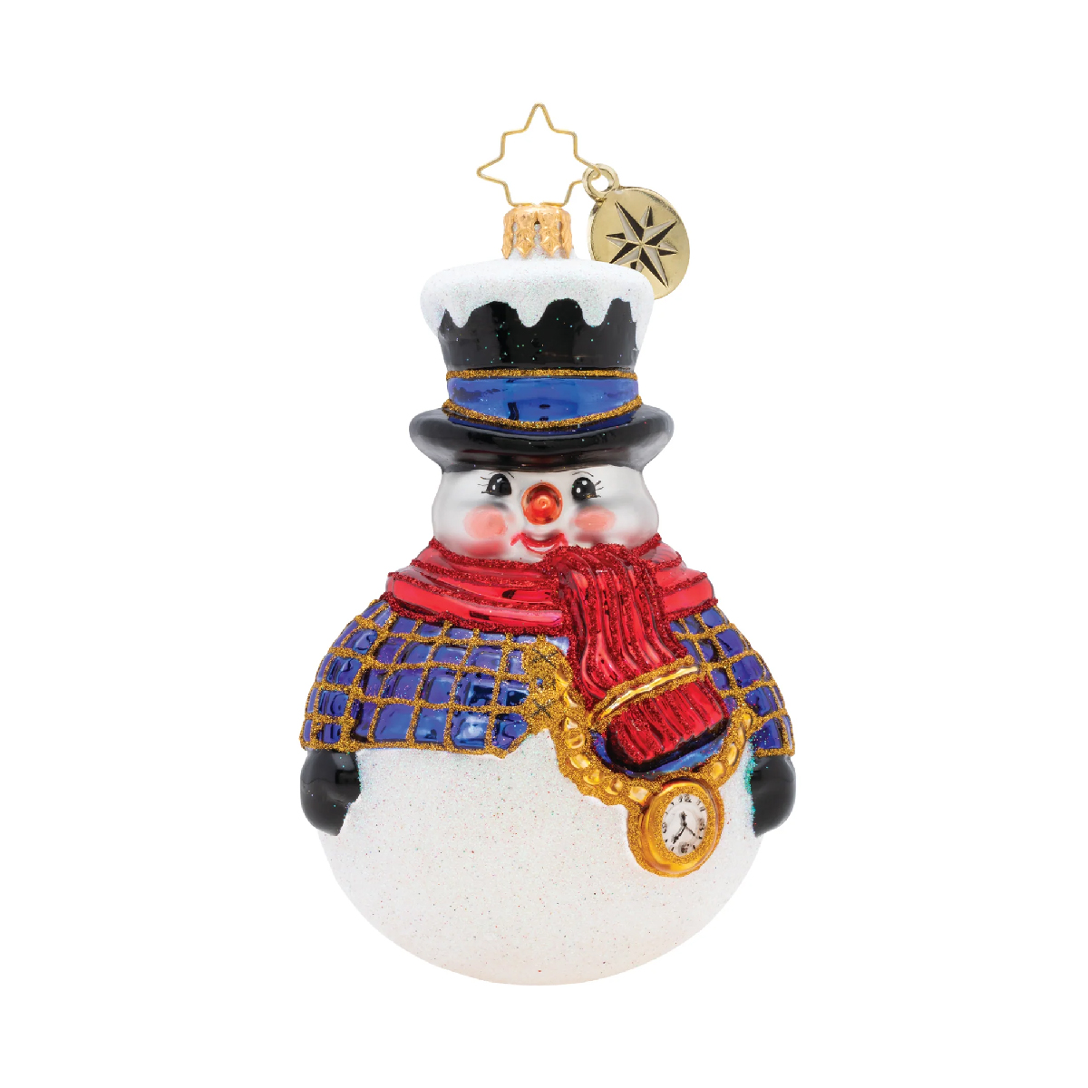 Christopher Radko - Jolly All A-Round Snowman Glass Ornament