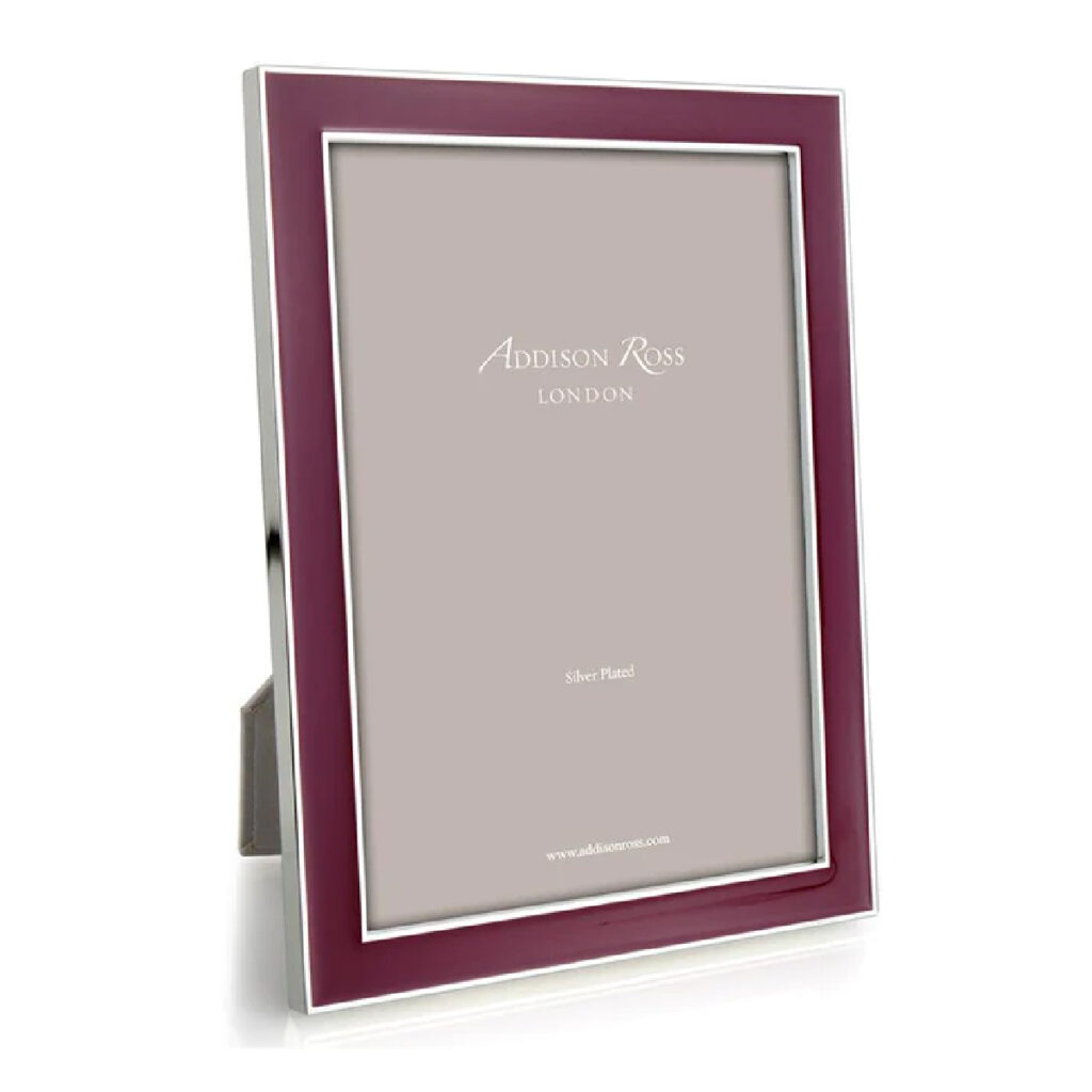 Addison Ross – Plum & Silver 4×6 Frame