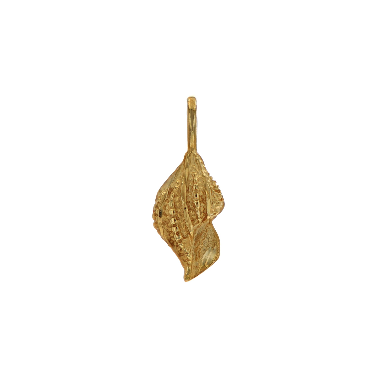 Estate 14K Yellow Gold Sea Shell Pendant