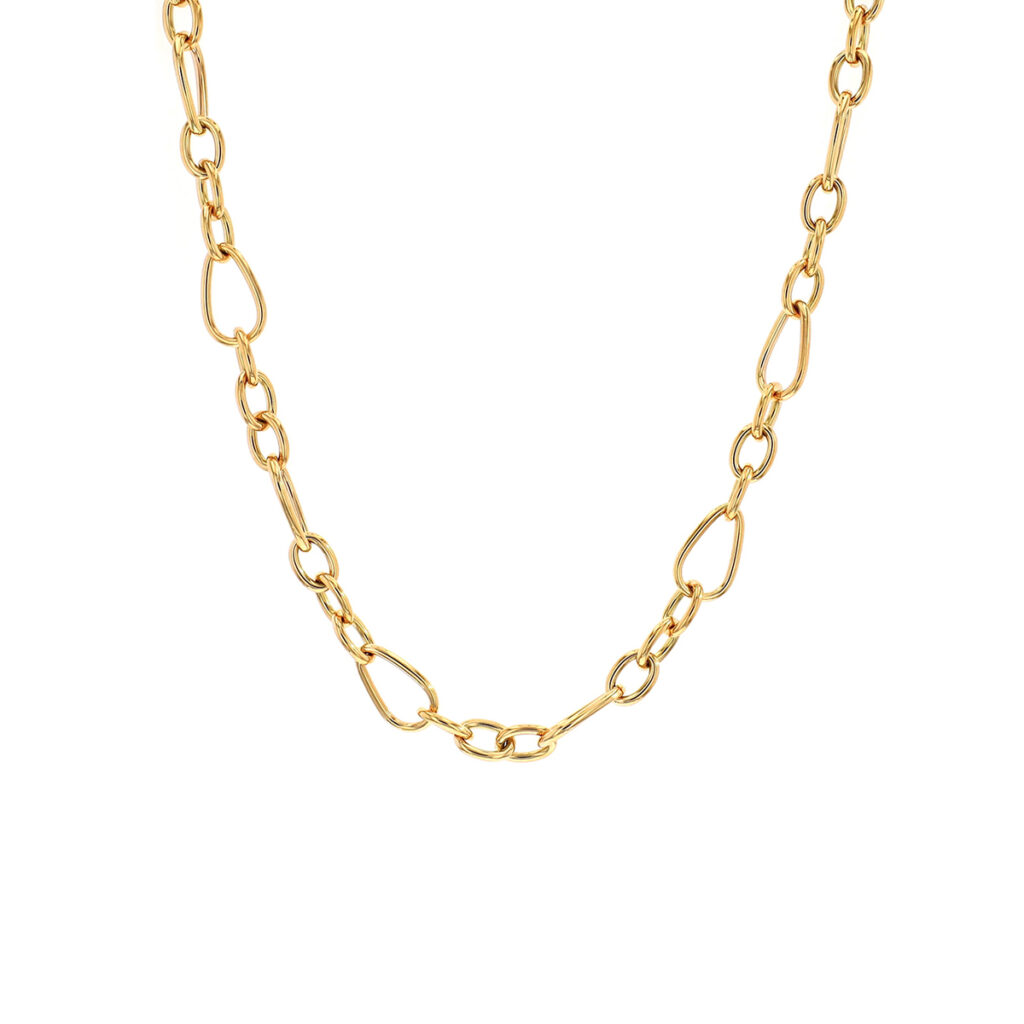 18K Yellow Gold 27-Inch Link Necklace
