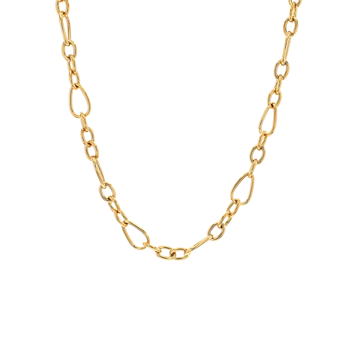 18K Yellow Gold 27-Inch Link Necklace