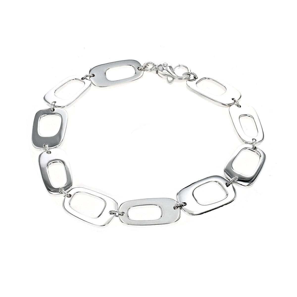 Sterling Silver Open Link Bracelet