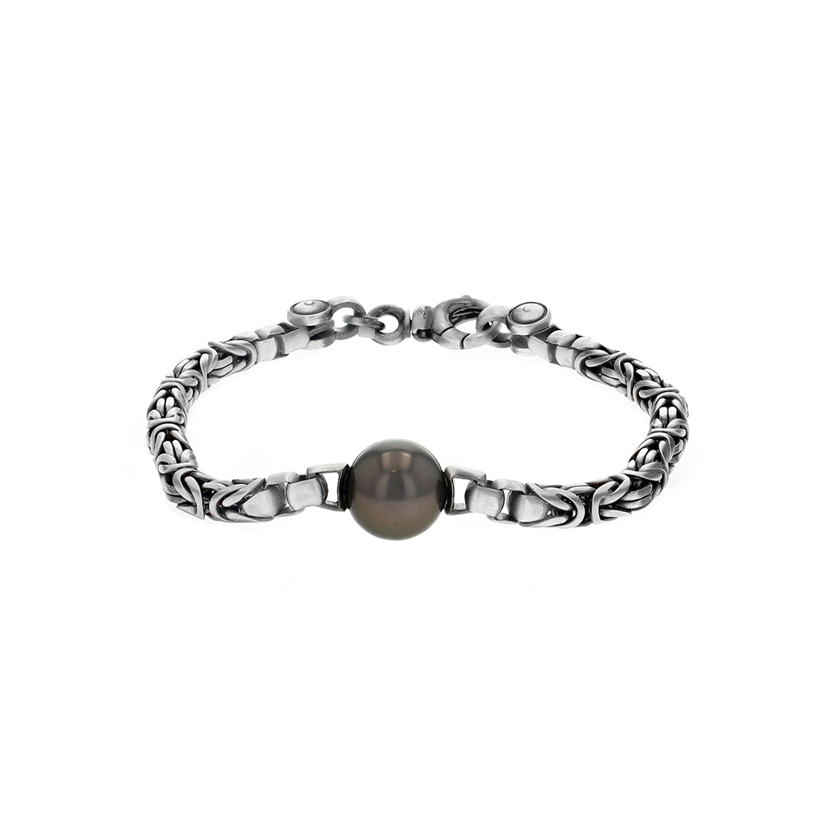 Sterling Silver Tahitian Pearl Bracelet