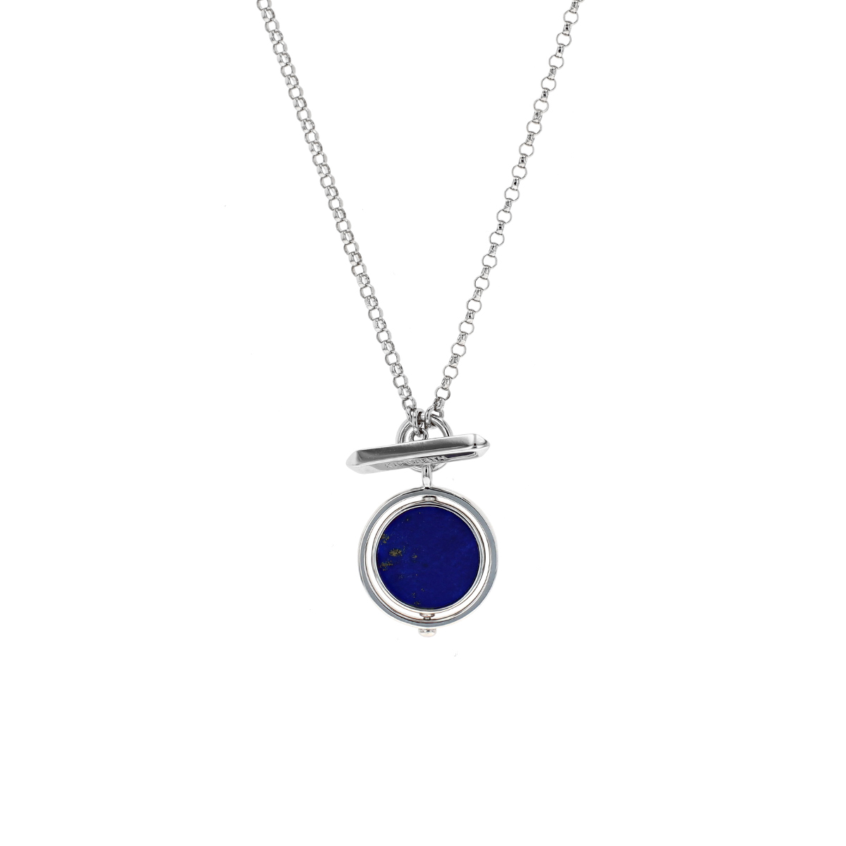 Sterling Silver Lapis Equinox Necklace