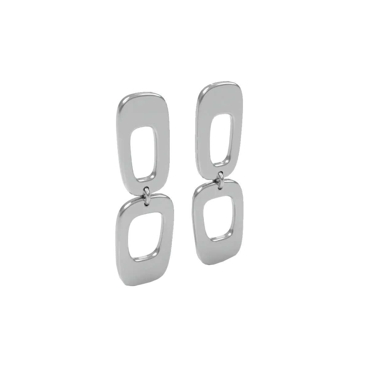 Sterling Silver Double Dangle Earrings