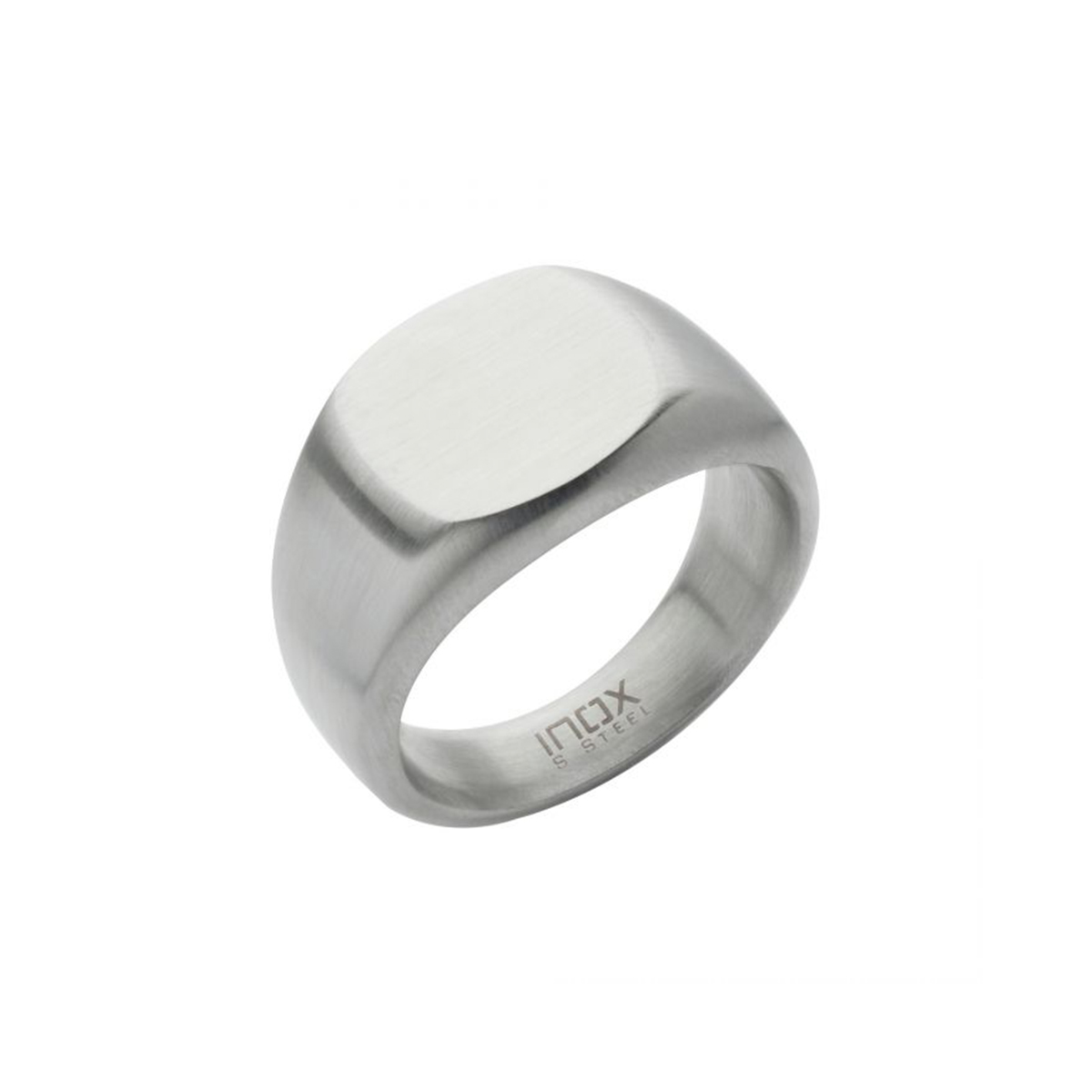 Stainless Steel 13.6 mm Signet Ring