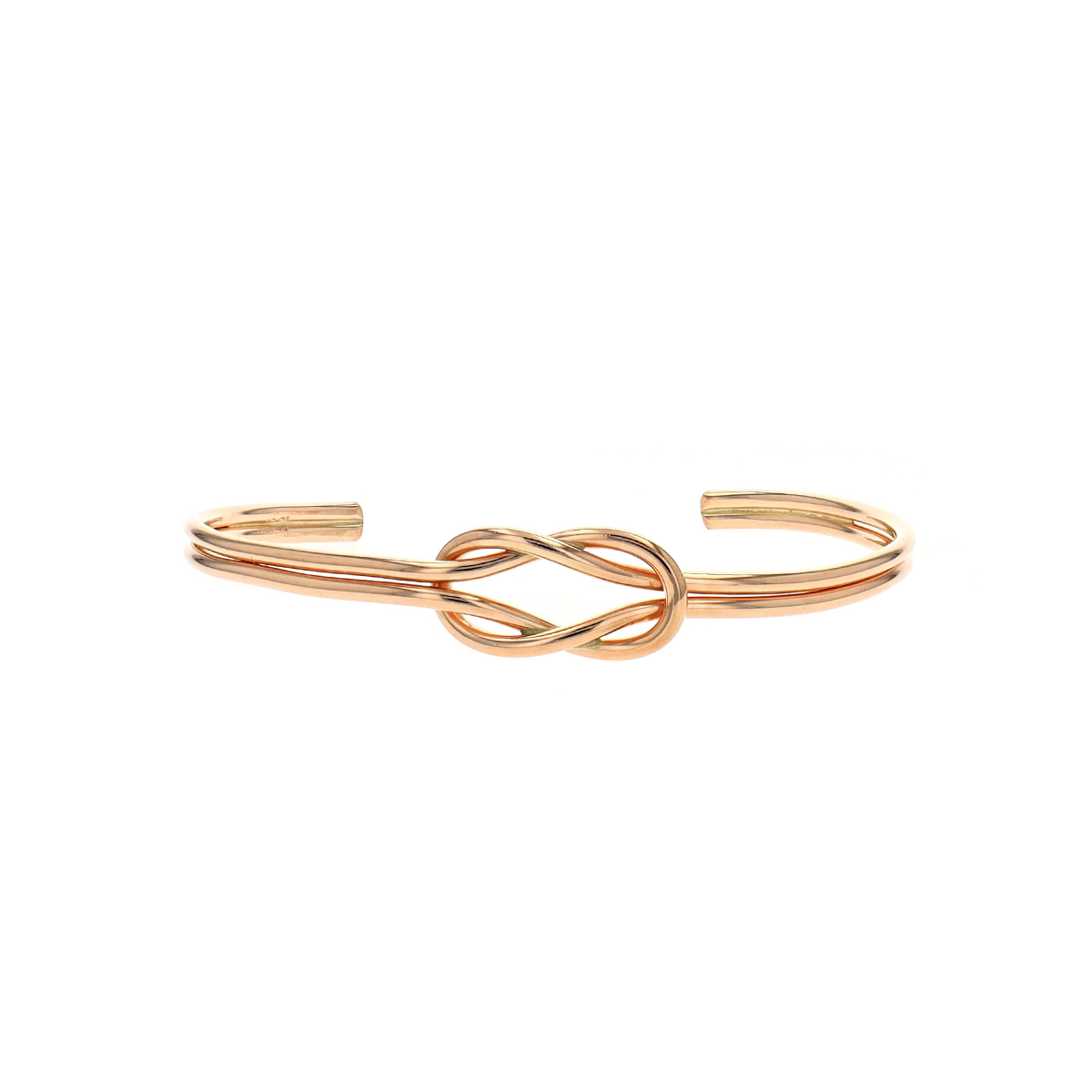 Gold Filled Knotted Cuff Bracelet