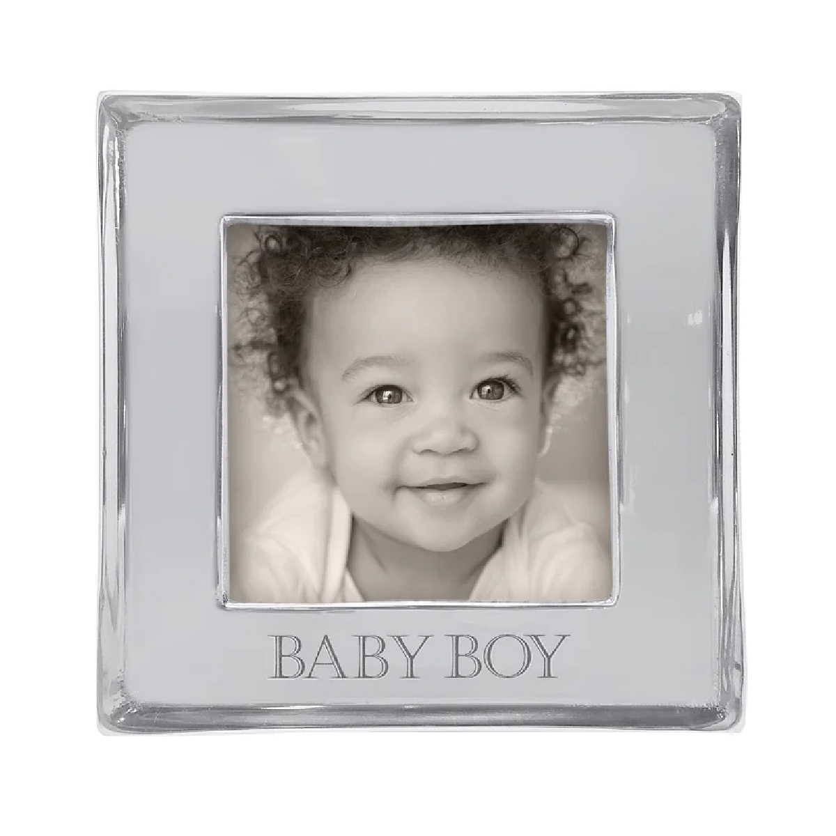 Mariposa - "Baby Boy" 4x4 Signature Frame
