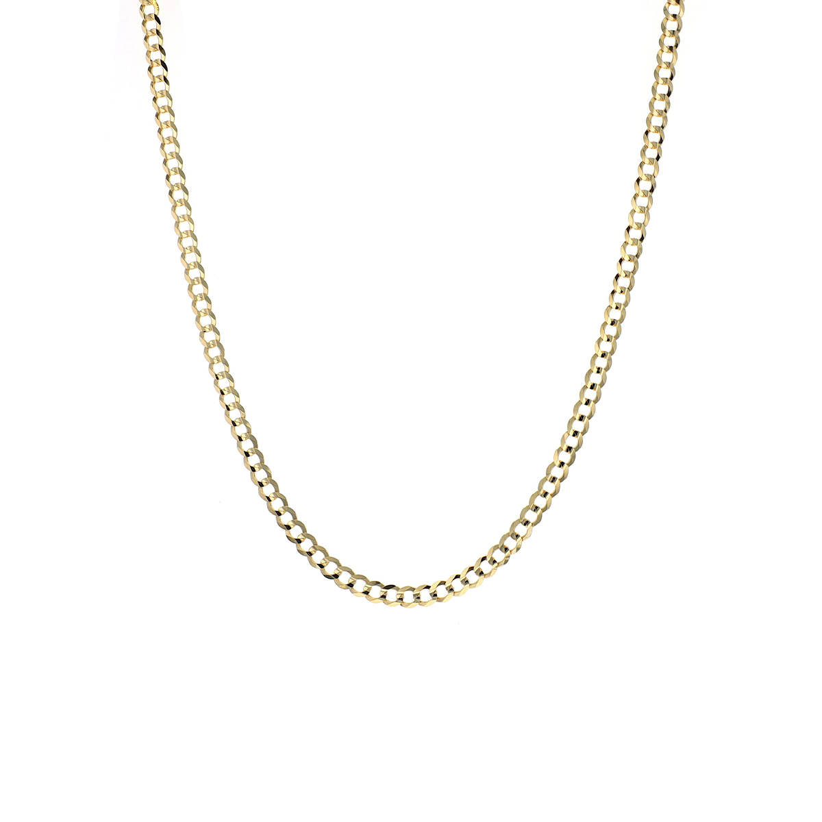 14K Yellow Gold 22-inch Curb Chain