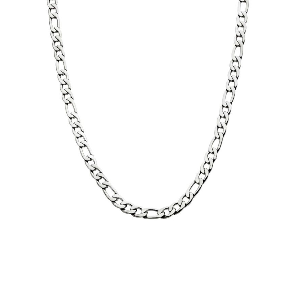 Stainless Steel 22-Inch Figaro Chain