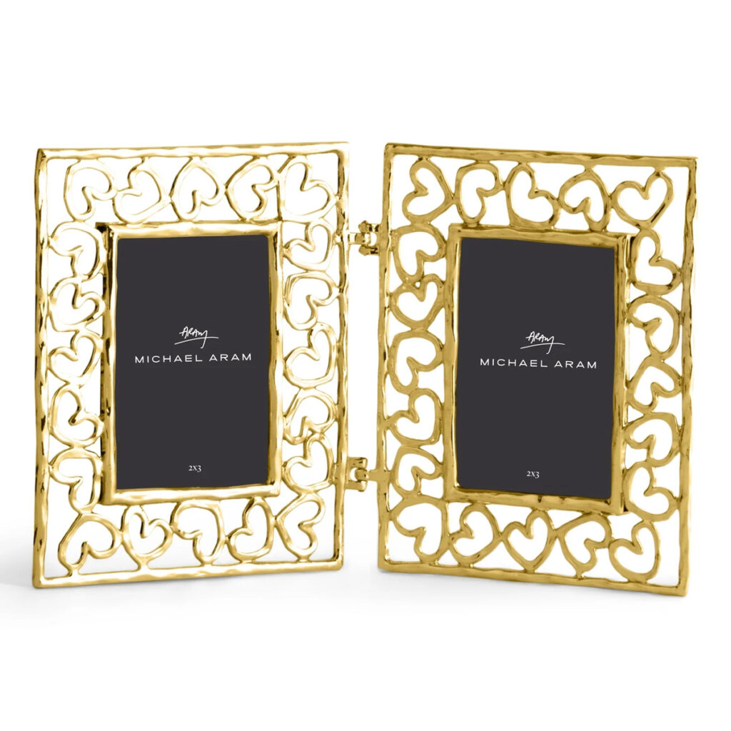 Michael Aram – Gold Heart 2×3 Hinged Frame