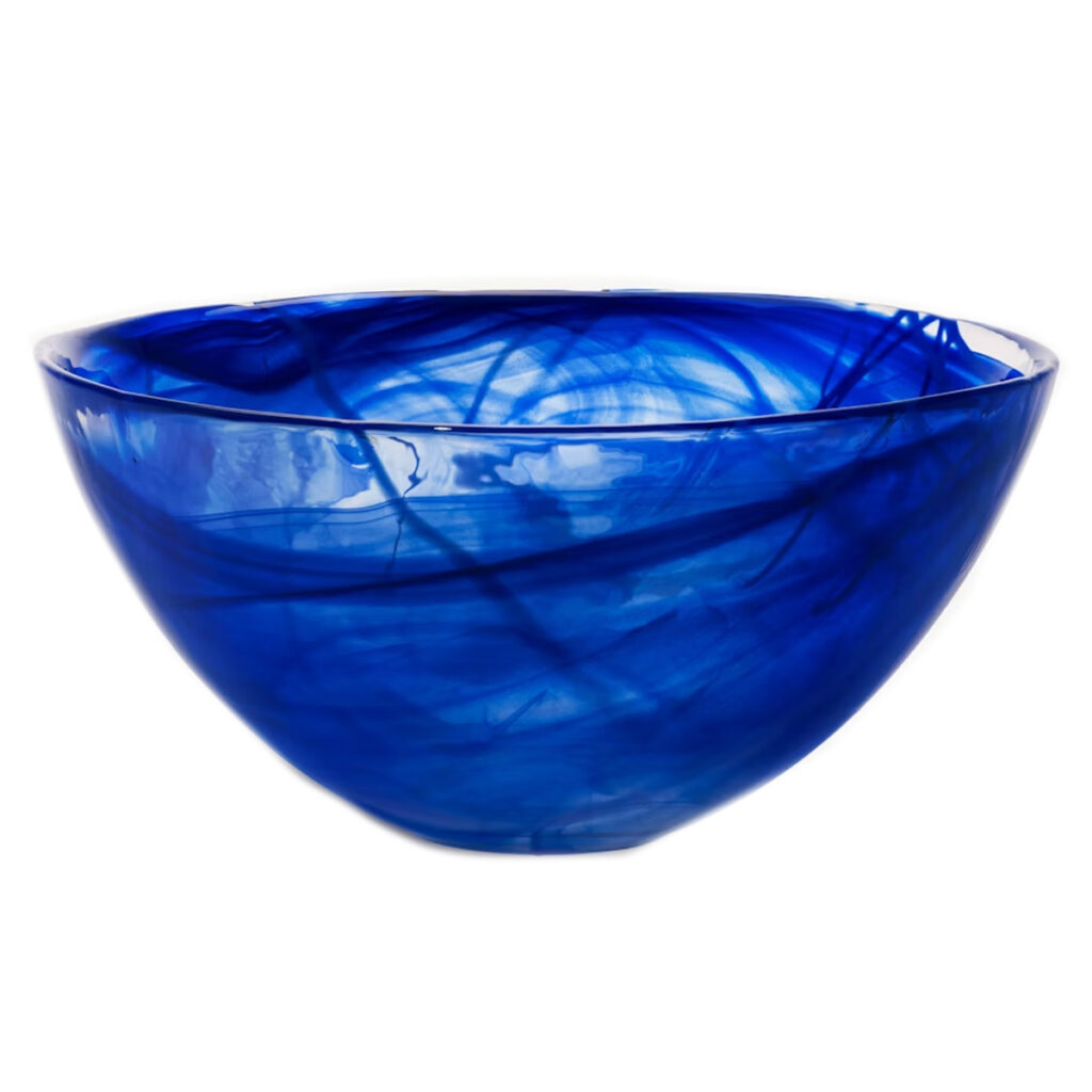 KostaBoda – Large Blue/Blue Contrast Bowl