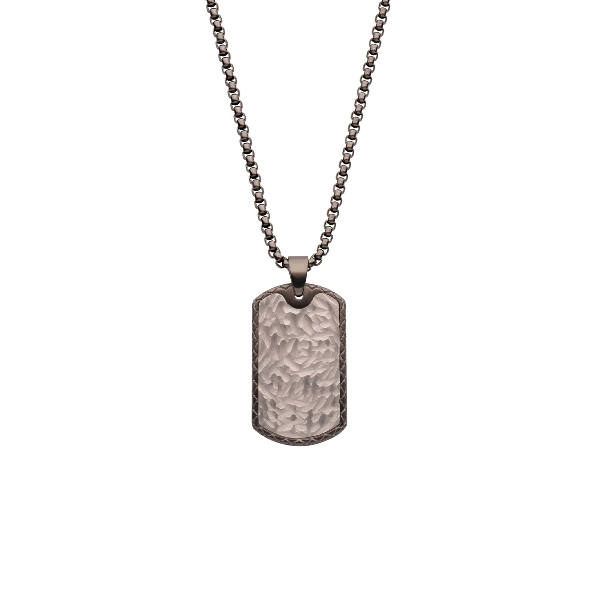 Stainless Steel Dogtag Pendant And Chain.