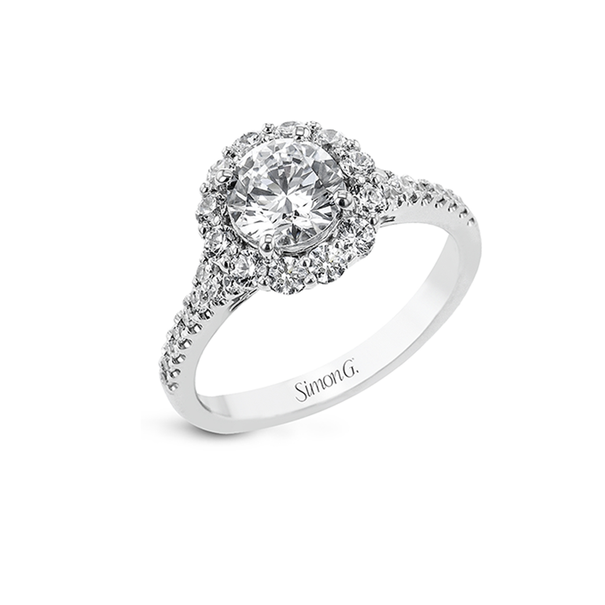 Sterling Silver Cubic Zirconia Sample Engagement Ring