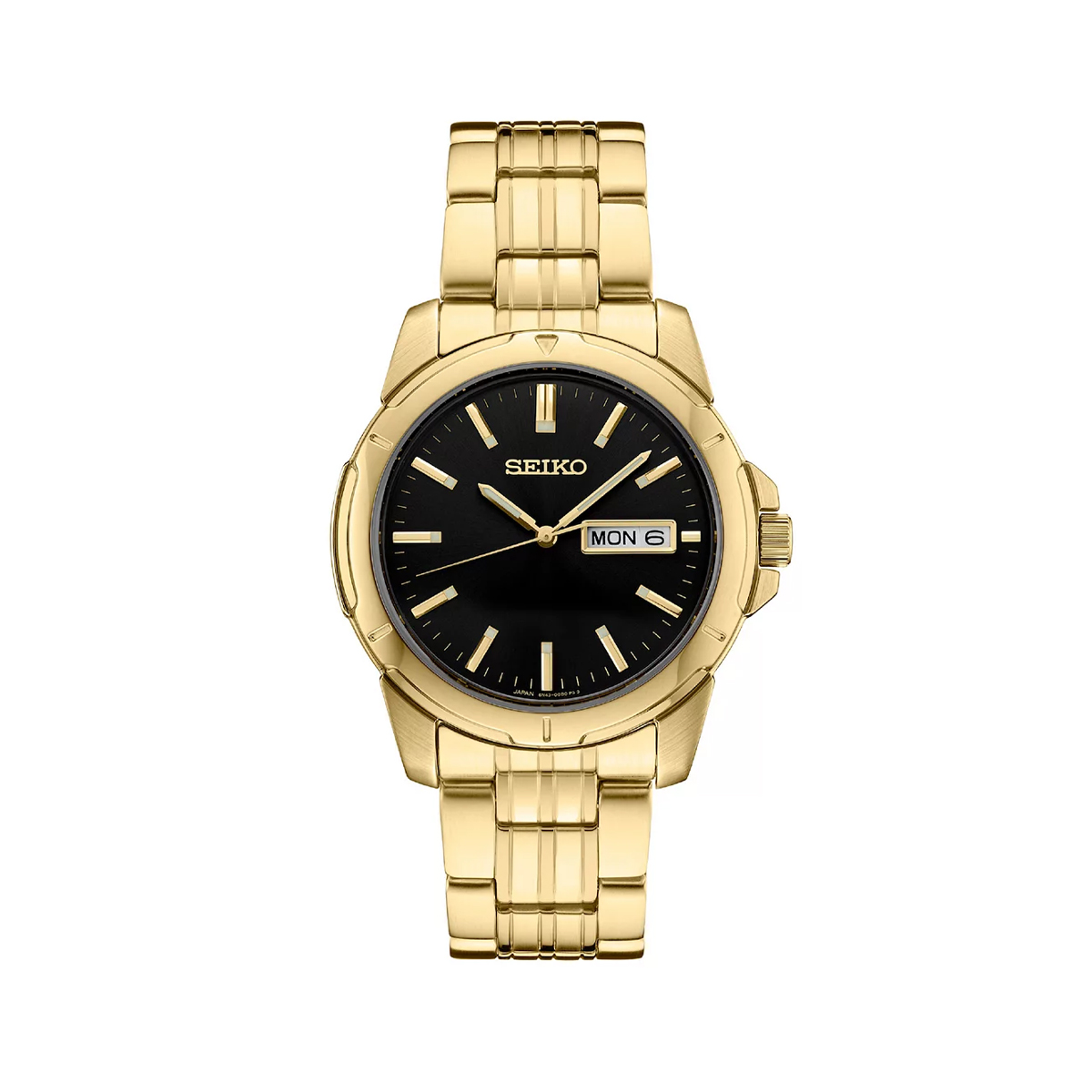 Stainless Steel Yellow Gold Plated Seiko Essentials Collection Watch