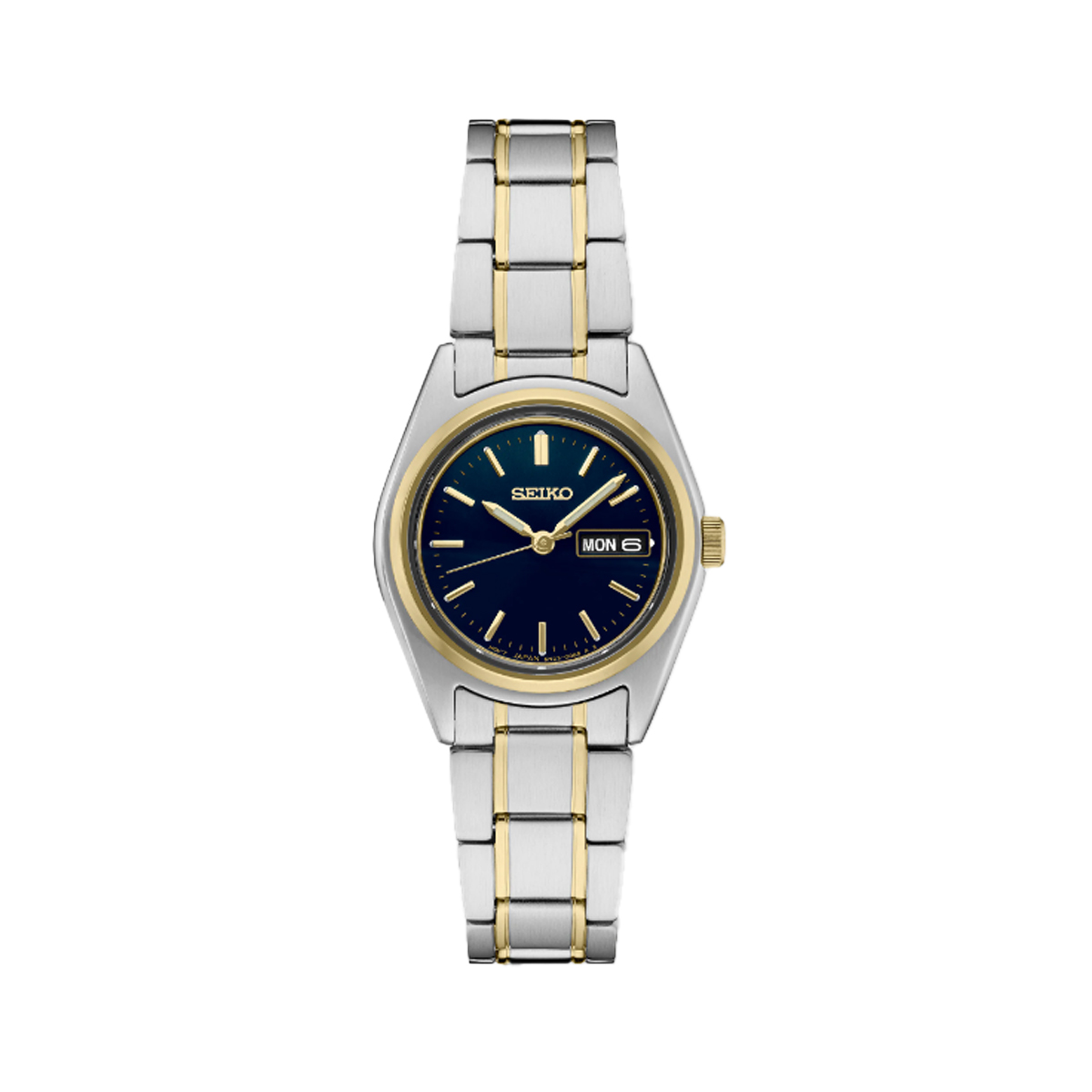 Stainless Steel Two Tone Seiko Essentials Collection Watch