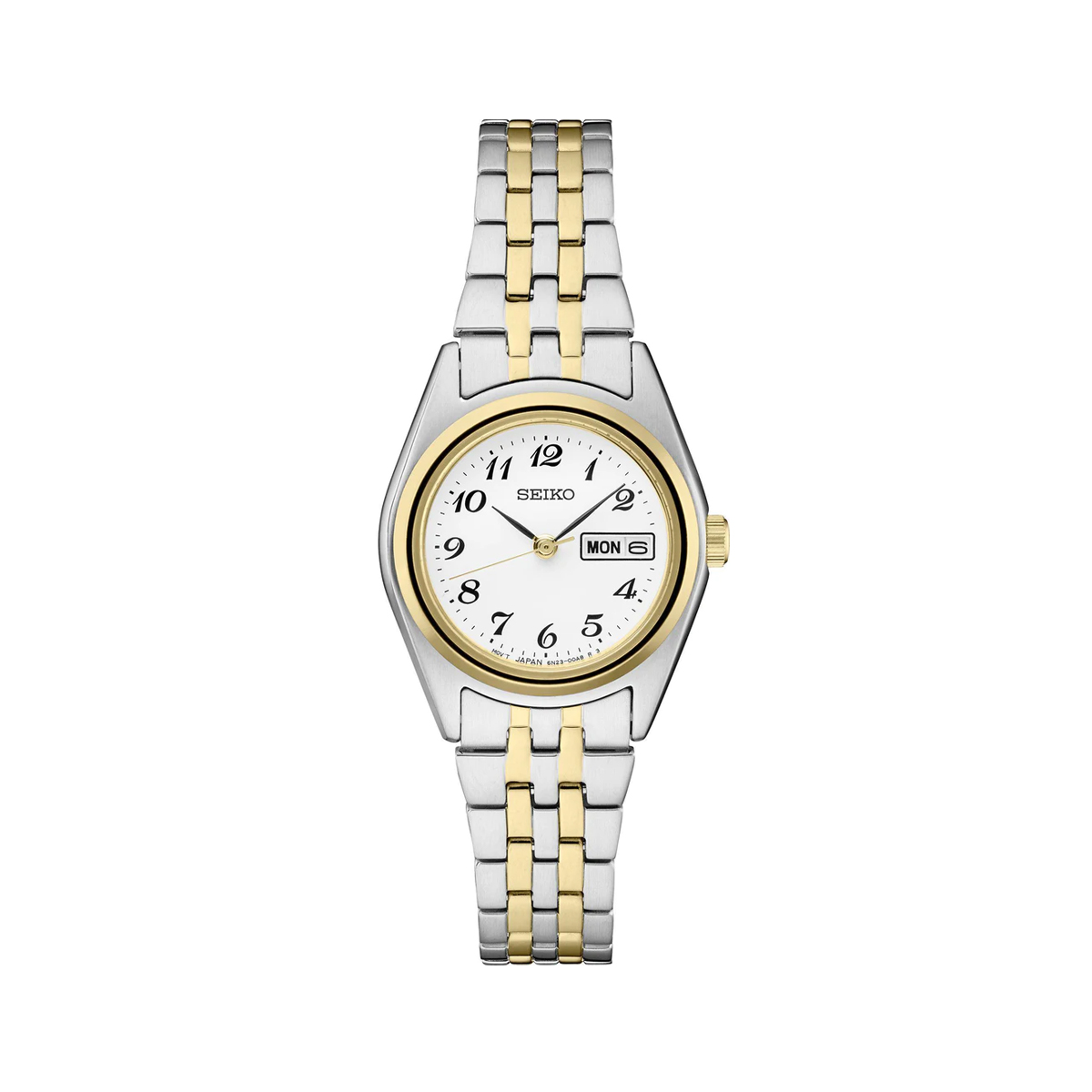 Stainless Steel Two Tone Seiko Essentials Collection Watch