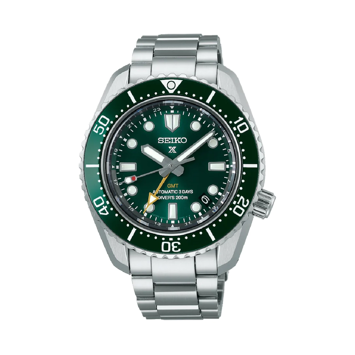 Stainless Steel Seiko Luxe Prospex Diver GMT
