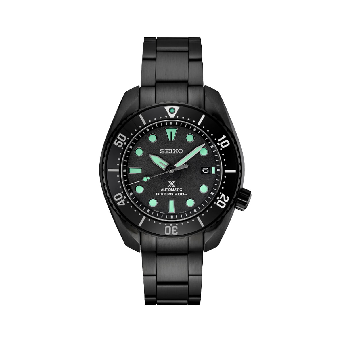 Stainless Steel Seiko Luxe Prospex Black Series Limited Edition