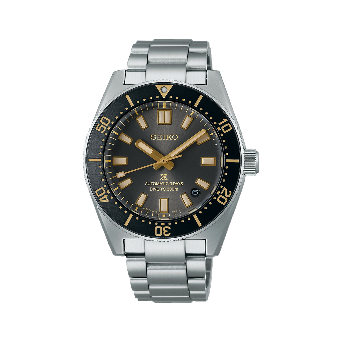 Stainless Steel Seiko Luxe Prospex 100th Anniversary 1965 Heritage Divers Watch Special Edition