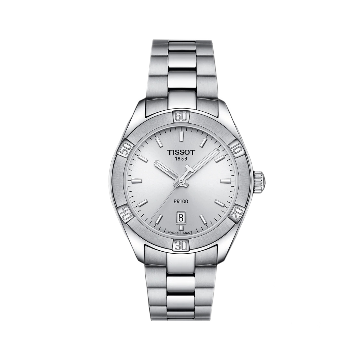 Stainless Steel Tissot PR 100 Sport Chic Watch