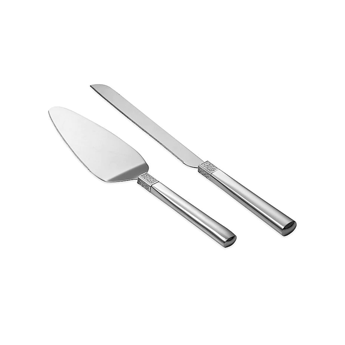 Waterford - Lismore Diamond Silver Cake Knife & Server Set