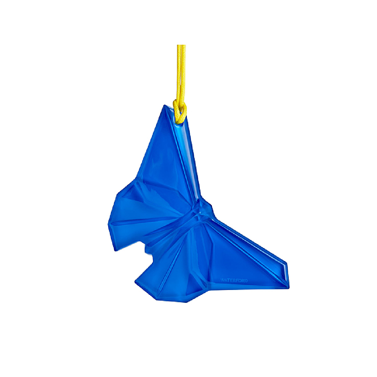 Waterford - Blue Origami Butterfly Ornament