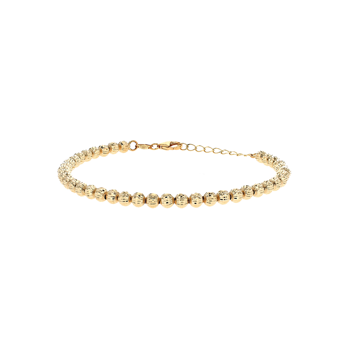 18K Yellow Gold Crystal Light Bracelet