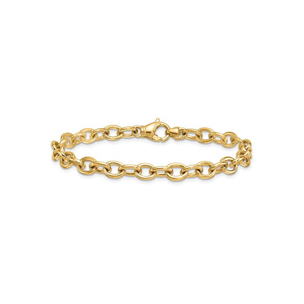 14K Yellow Gold Rolo Bracelet