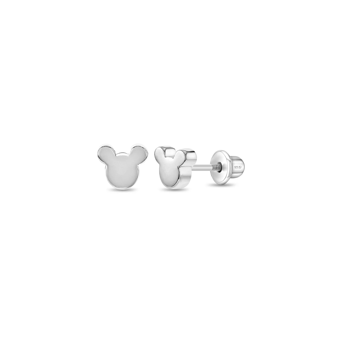 Children's Sterling Silver Teenie Mouse Stud Earrings