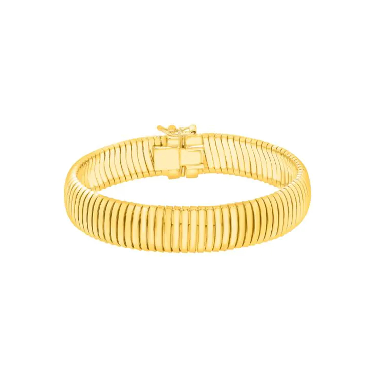 14K Yellow Gold-Plated Sterling Silver Tubogas Bracelet