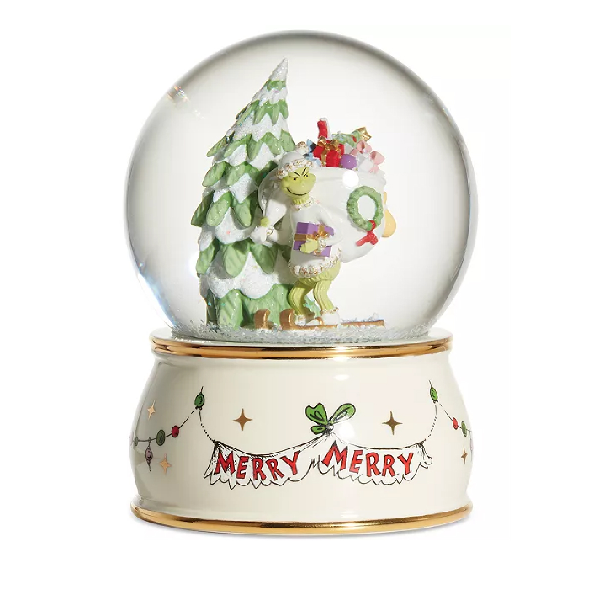 Lenox - The Grinch Snow Globe