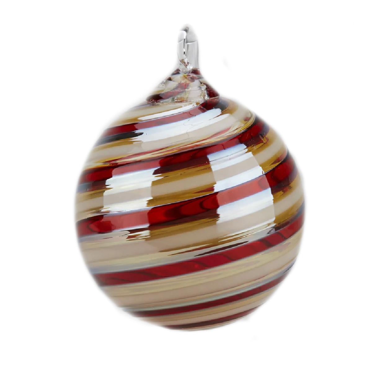 Glass Eye Studio - Cinnamon Swirl Round Ornament