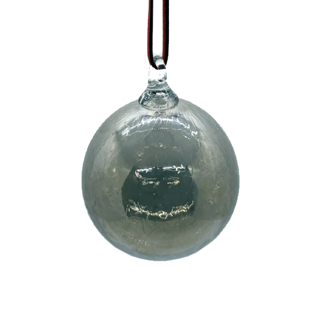 Glass Eye Studio - Silver Bell Round Ornament