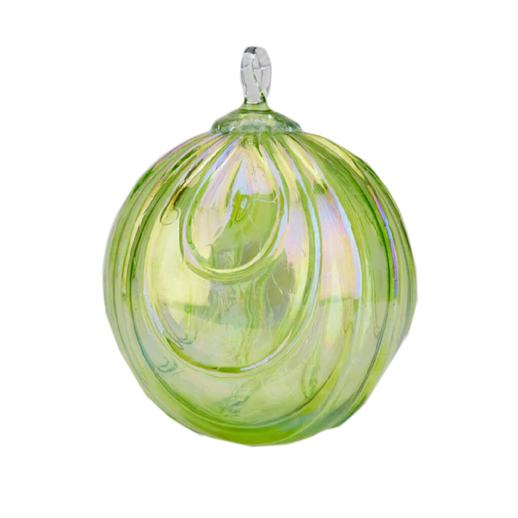 Glass Eye Studio – Evergreen Drape Round Ornament