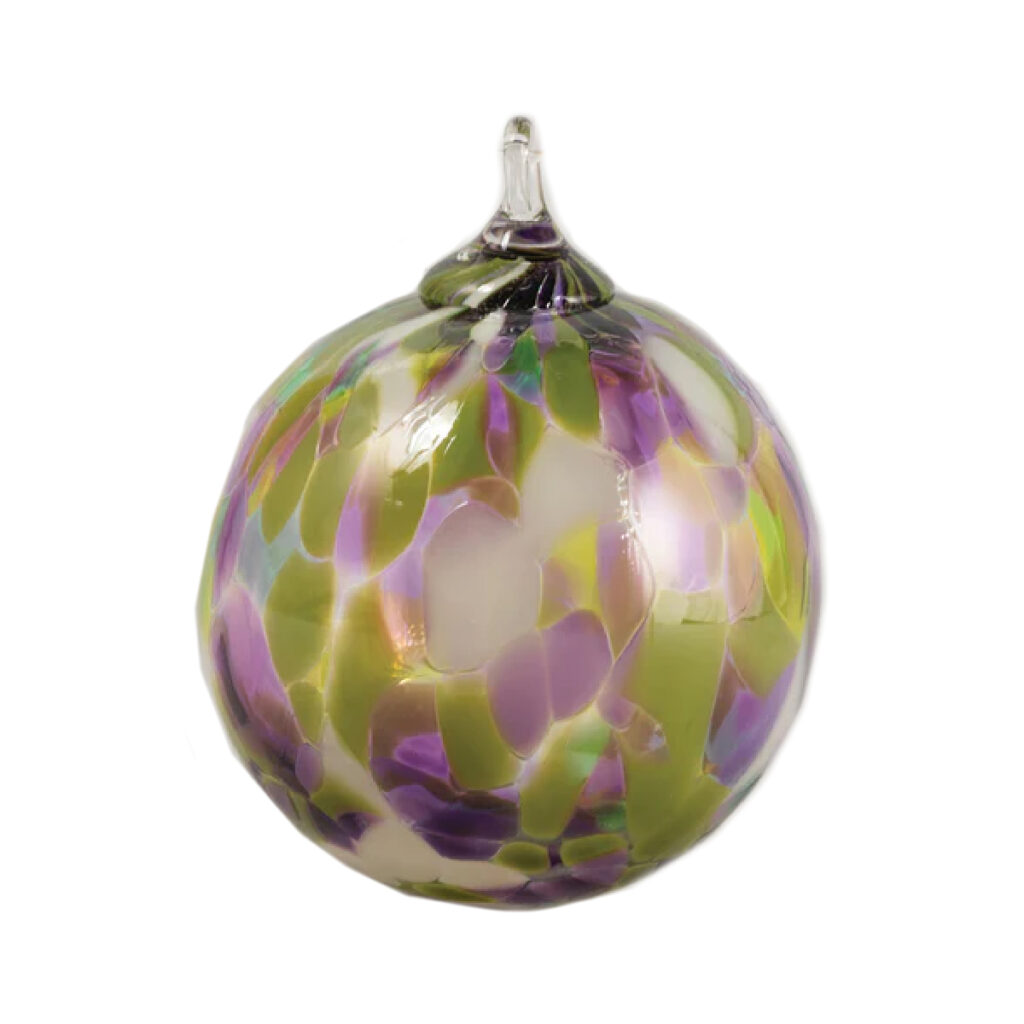 Glass Eye Studio – Water Lily Round Ornament