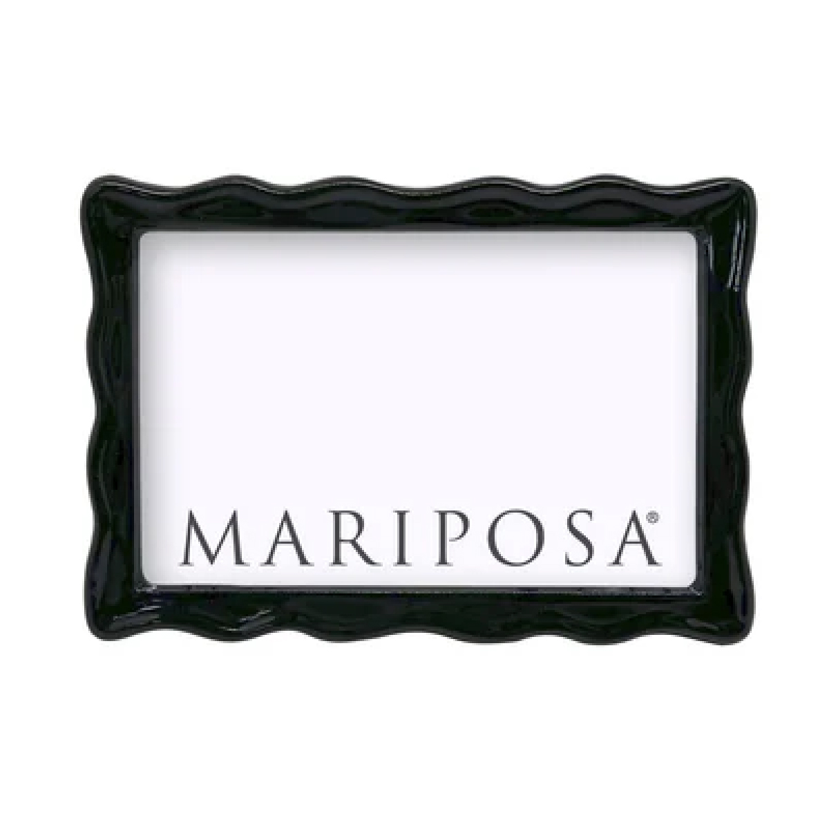 Mariposa - Black Wavy 4x6 Frame