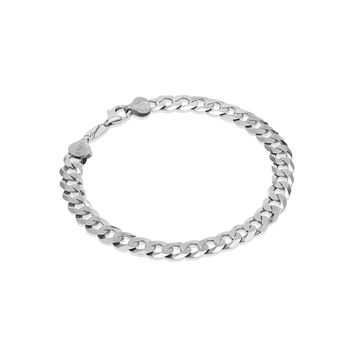 Sterling Silver 8.5-Inch Grumetta Flat Bracelet