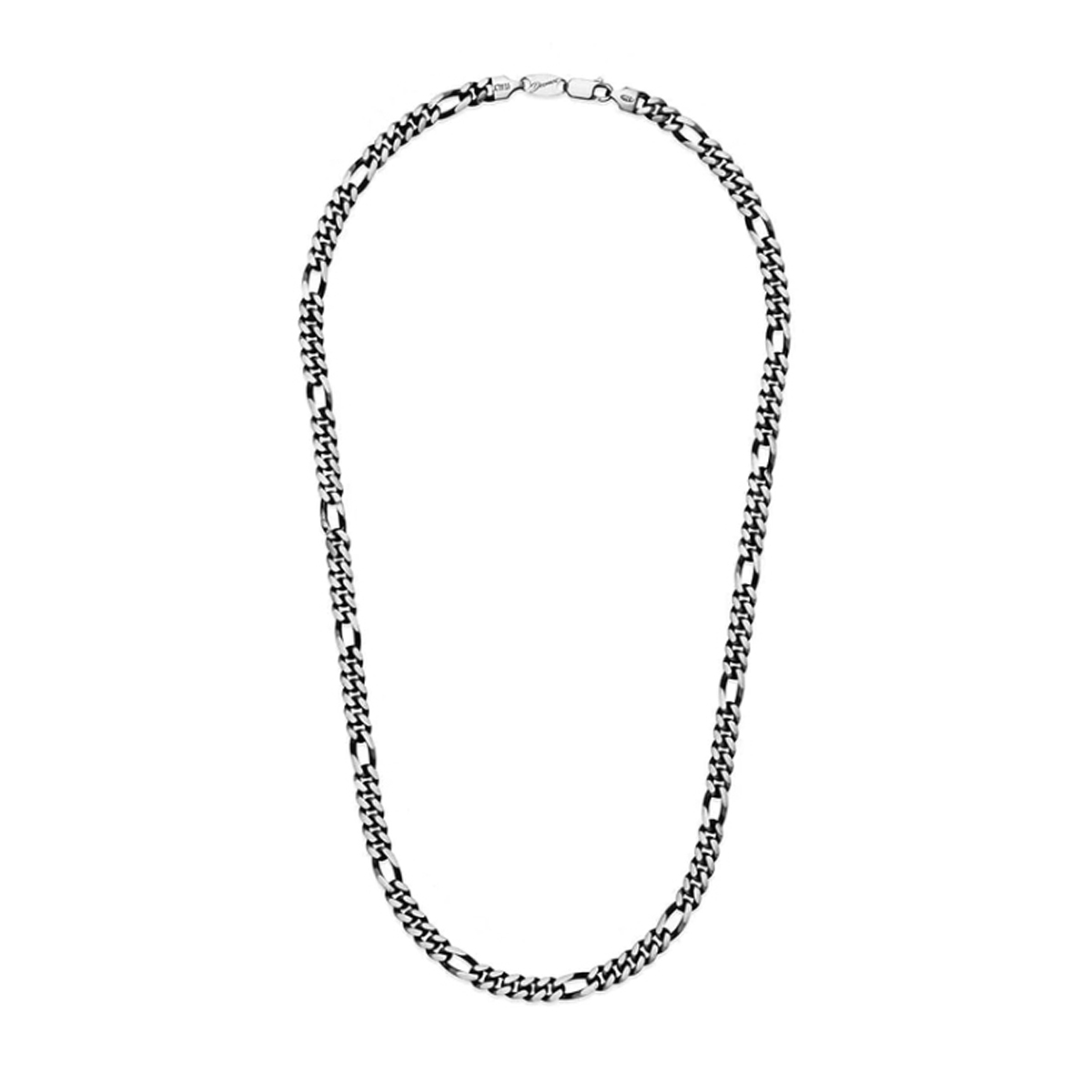 Sterling Silver 22-Inch Miami Figaro Chain