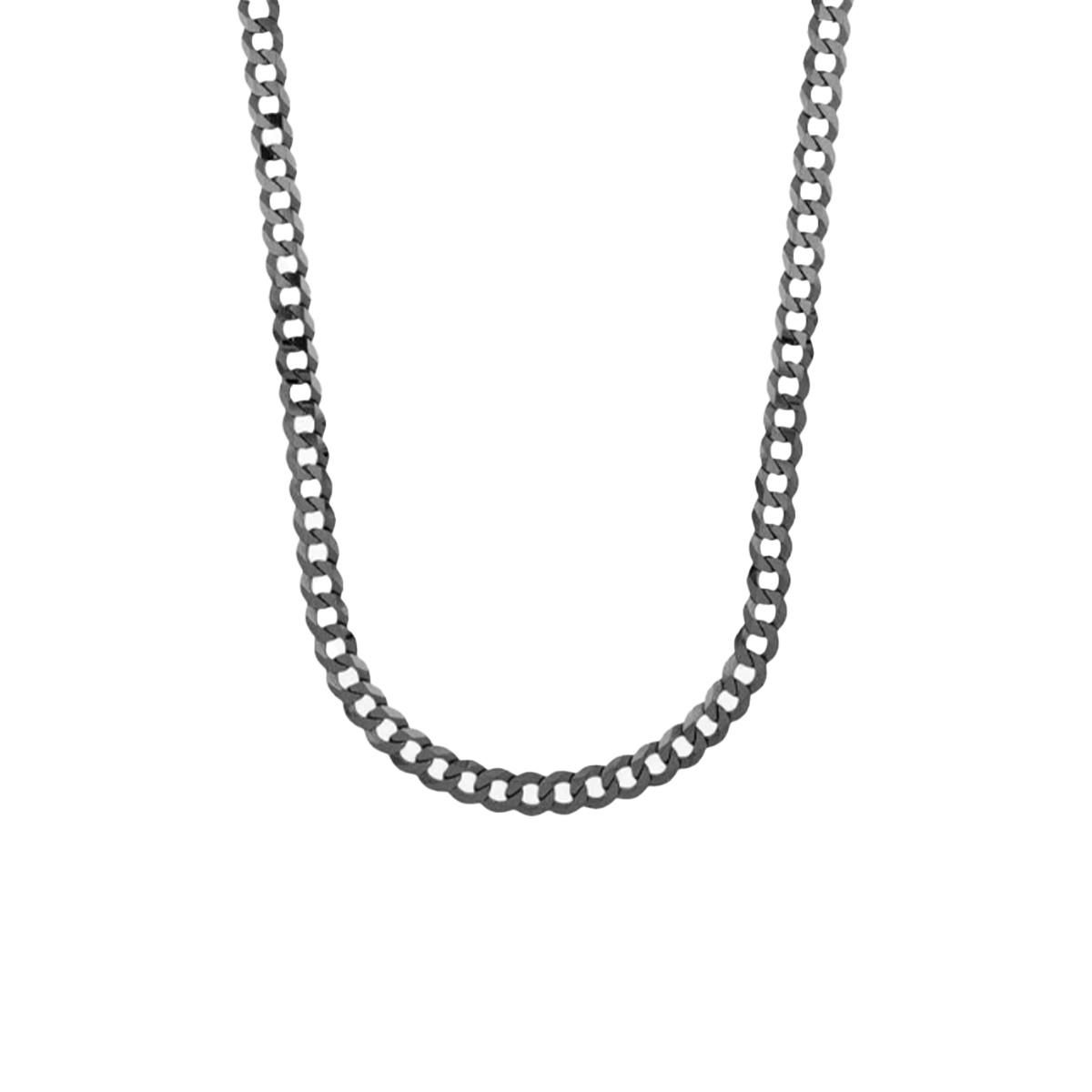 Sterling Silver 22-Inch Grumetta Flat Chain