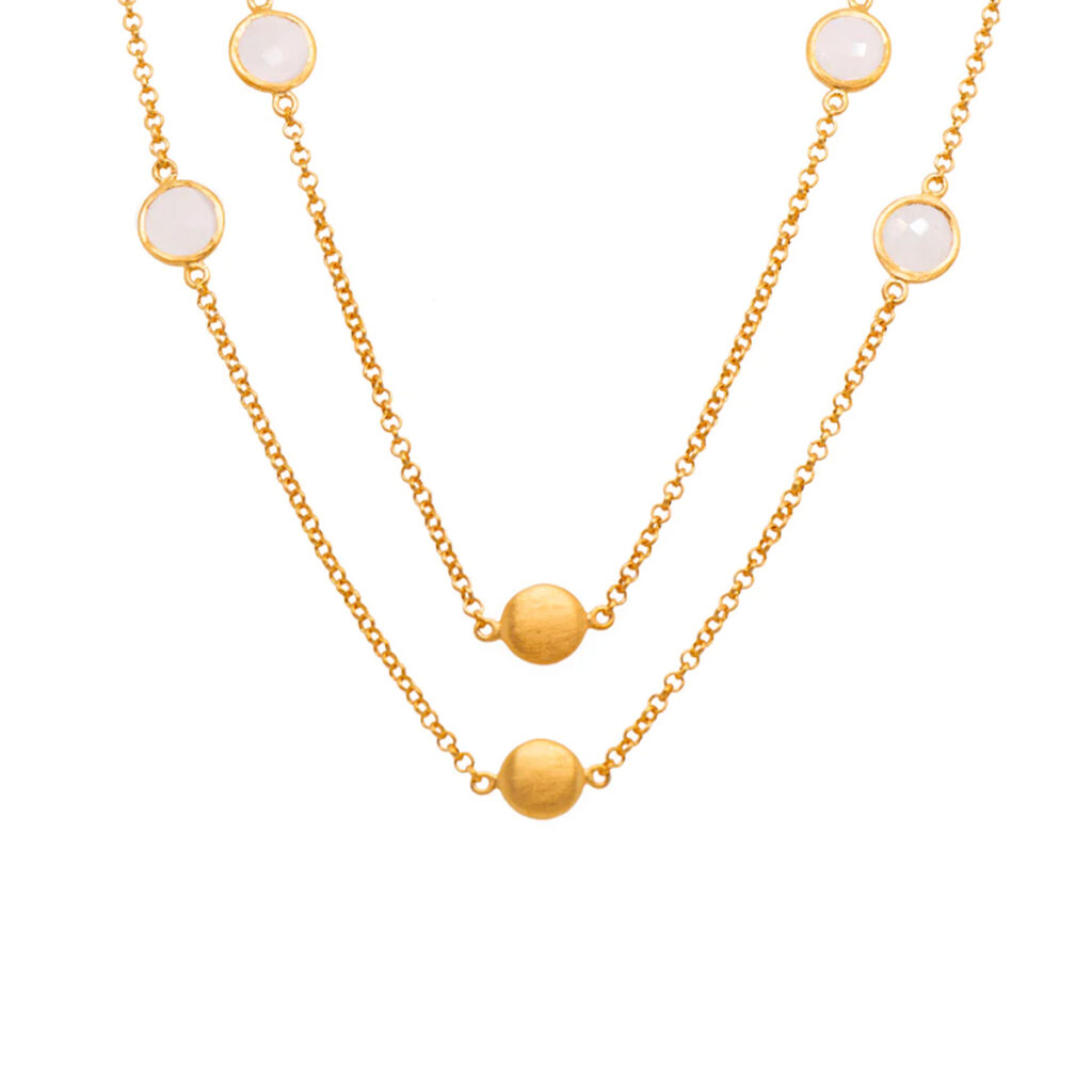 June Birthstone Moonstone necklace