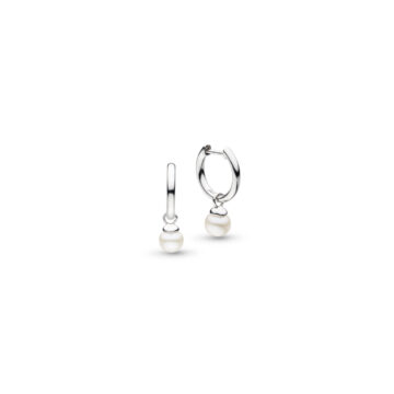 SS 13MM FWP HOOP EARRINGS