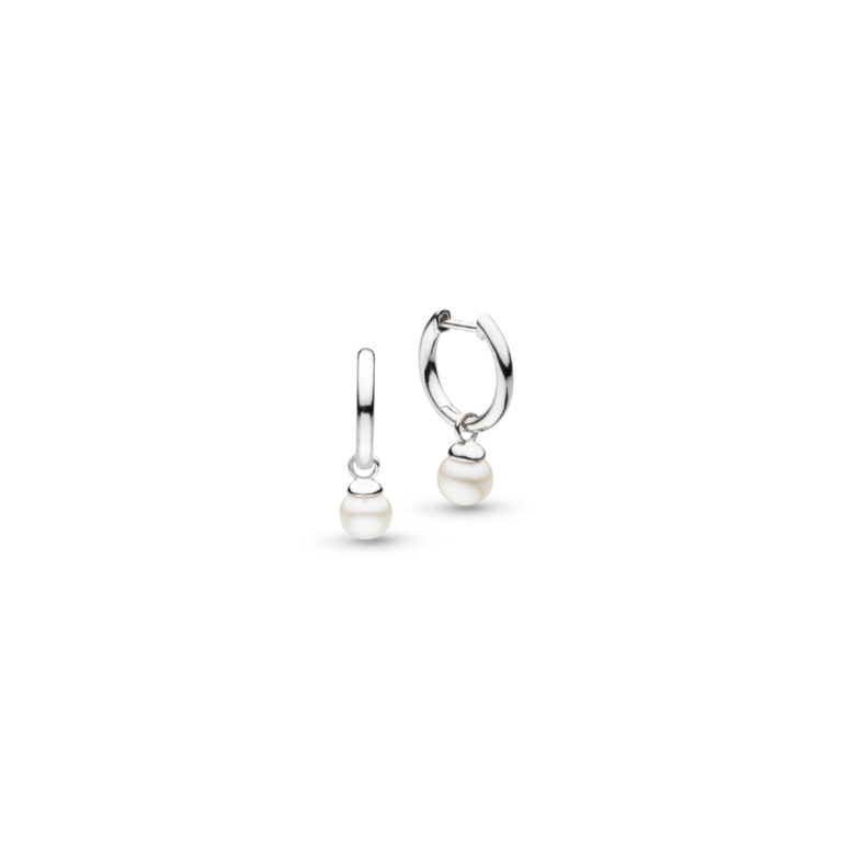 SS 13MM FWP HOOP EARRINGS